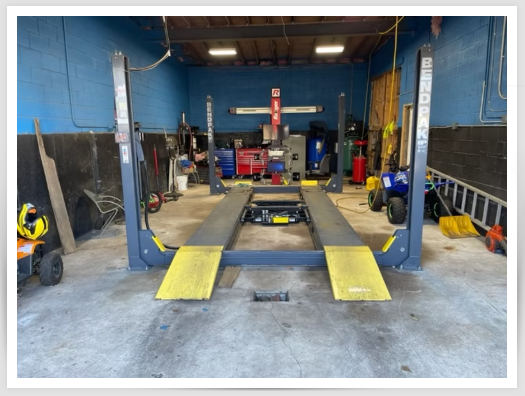 Gervin Tires service bay interior